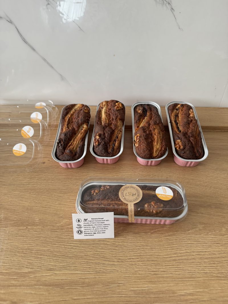 Gluten-Free Banana Chocolate Cake | Family or Single Portion - Image 5