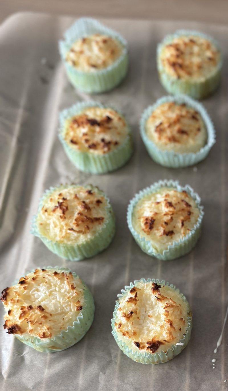 Keto Coconut Cheesecakes