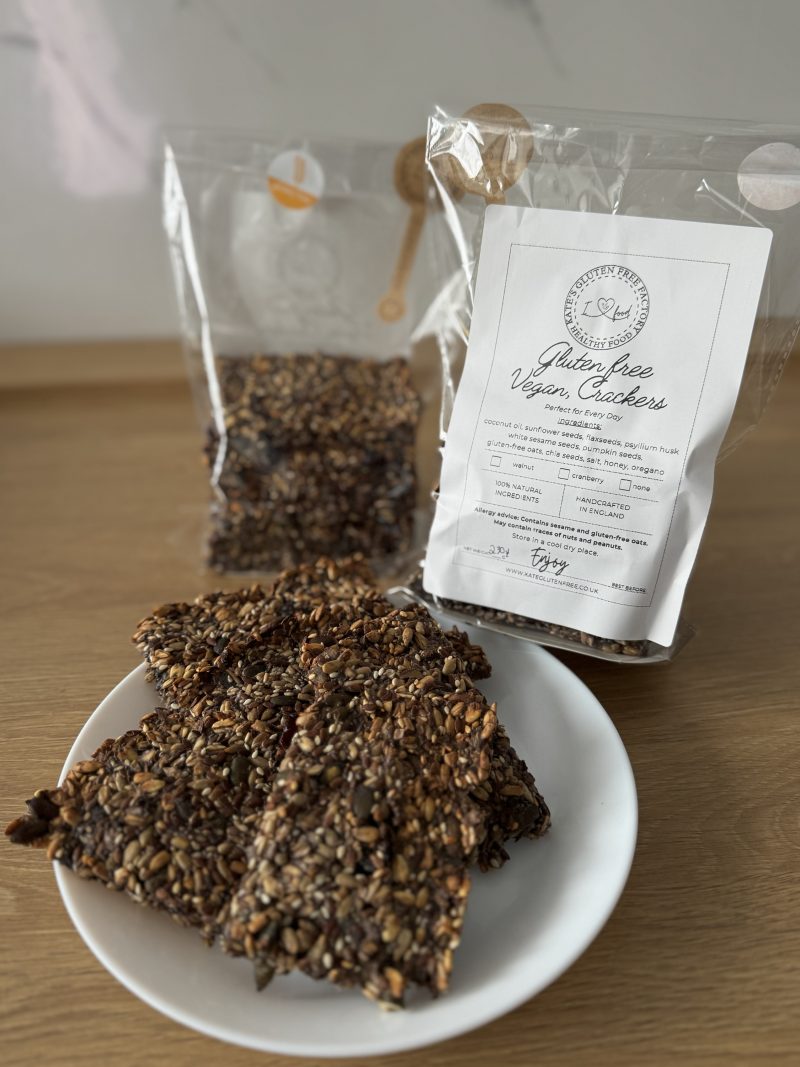 Vegan Crackers – Gluten-Free & High-Fibre