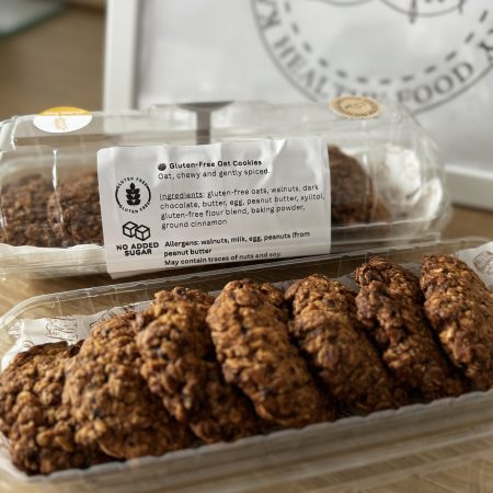 Gluten-Free Oat Cookies with Dark Chocolate