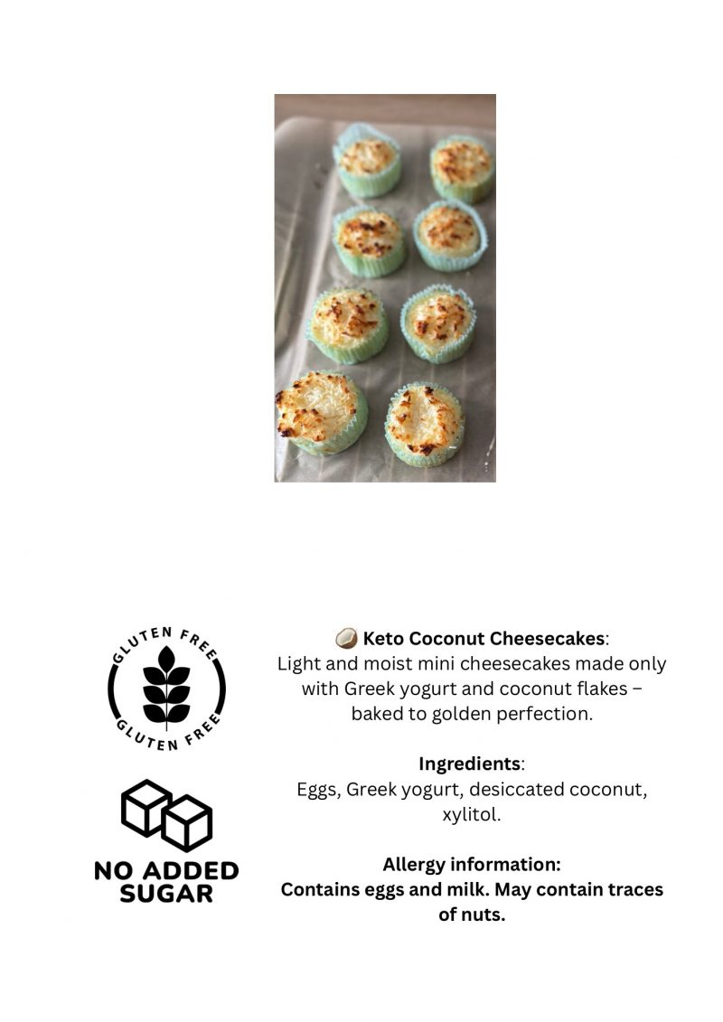 Keto Coconut Cheesecakes - Image 2