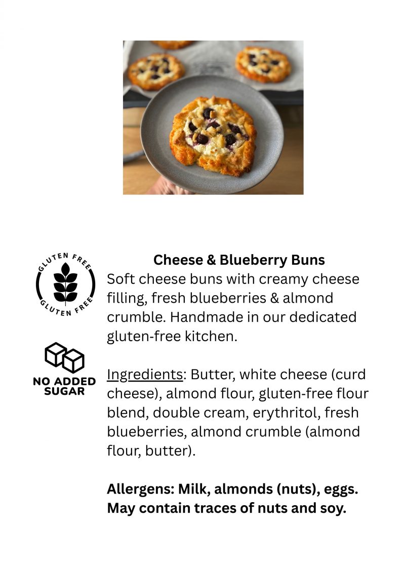 Cheese & Blueberry Buns - Image 2