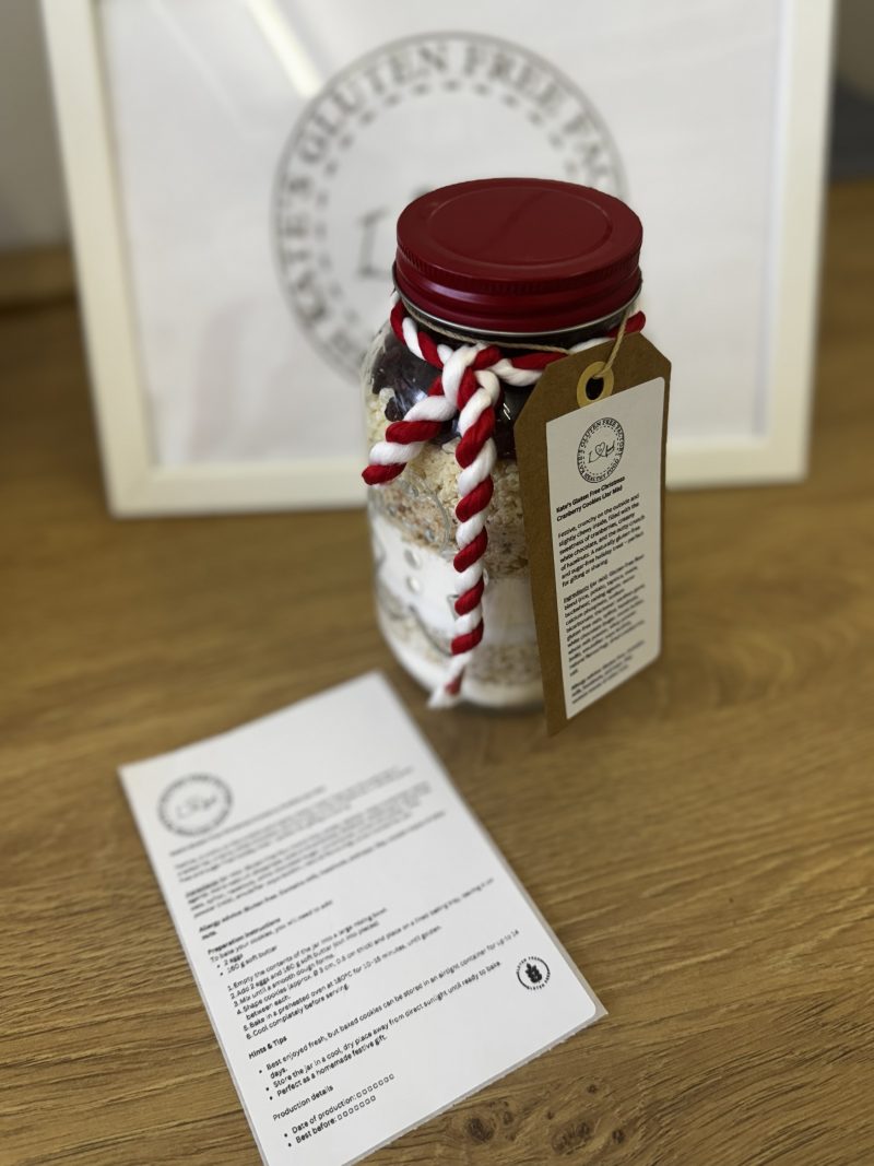 Kate’s Gluten Free Christmas Cranberry Cookies (Jar Mix) - Image 3