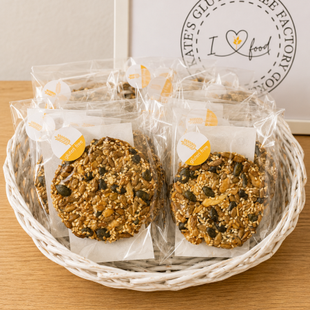 Gluten-Free Seed Cookie (Dairy Free) – Wholesale Pack (25 pcs)