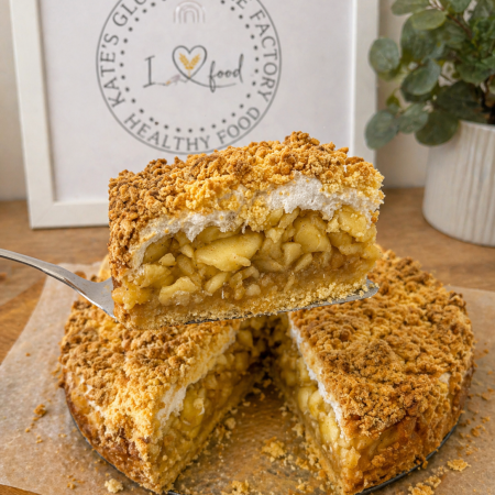 Gluten Free Apple Pie with Light Meringue Layer