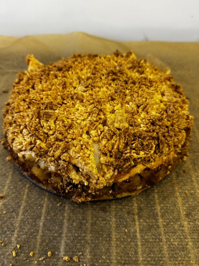 GLUTEN FREE APPLE PIE WITH LIGHT MERINGUE LAYER - Image 4