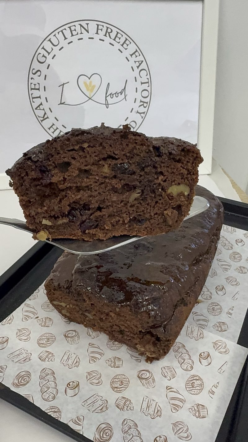 Spiced Gingerbread with Dark Chocolate Glaze