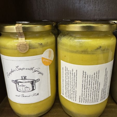 Pumpkin Soup with Ginger and Coconut Milk