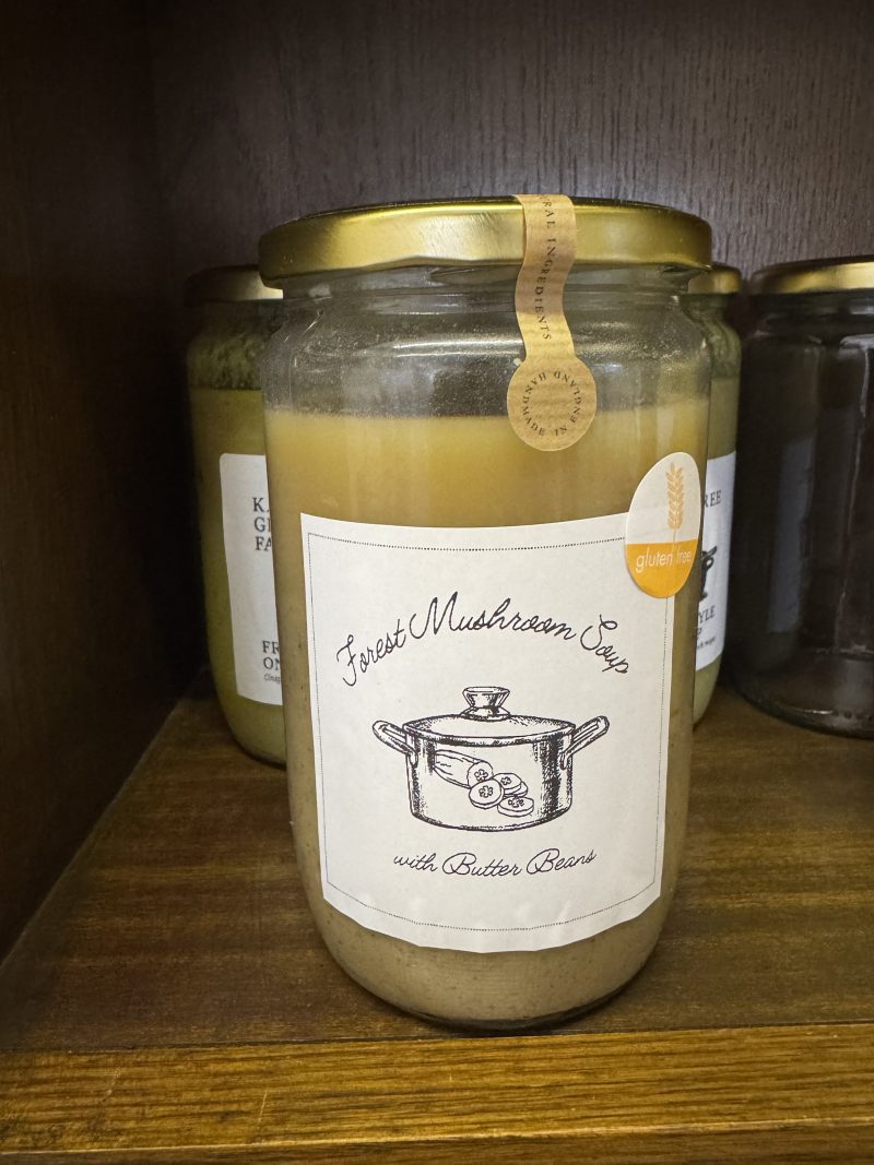 Forest Mushroom Soup with Butter Beans
