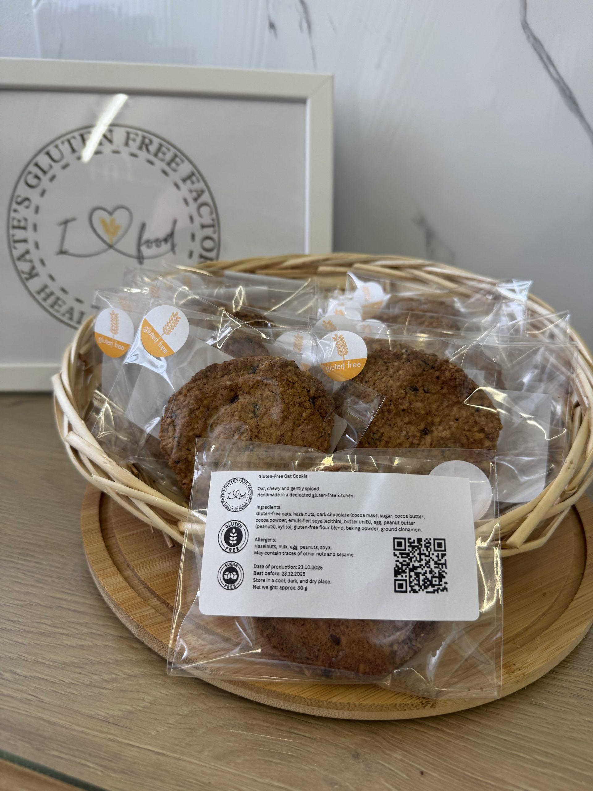 Gluten-Free Oat Cookie – Wholesale Pack (25 pcs) - Image 2