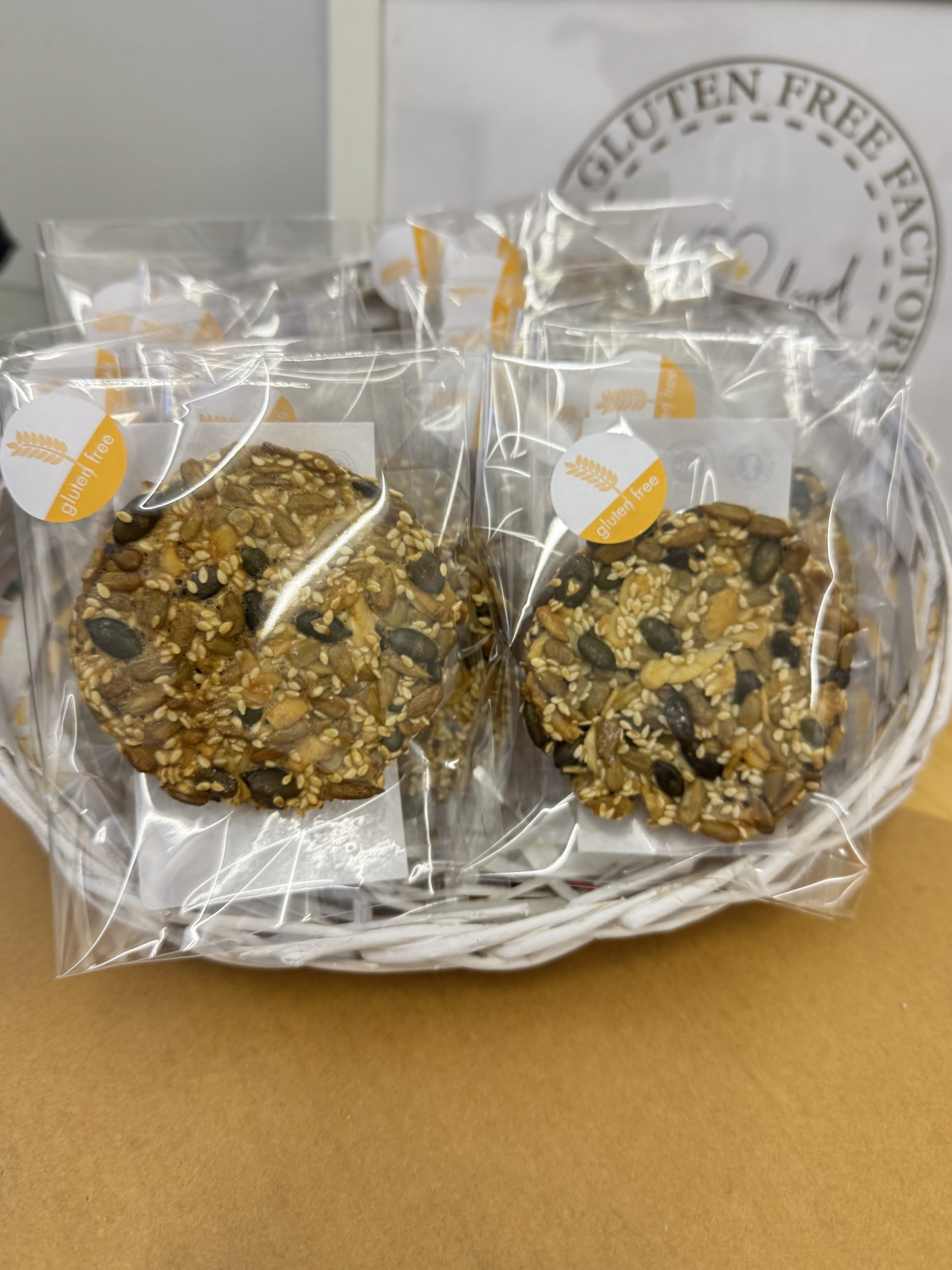 Gluten-Free Seed Cookie (Dairy Free) – Wholesale Pack (25 pcs)