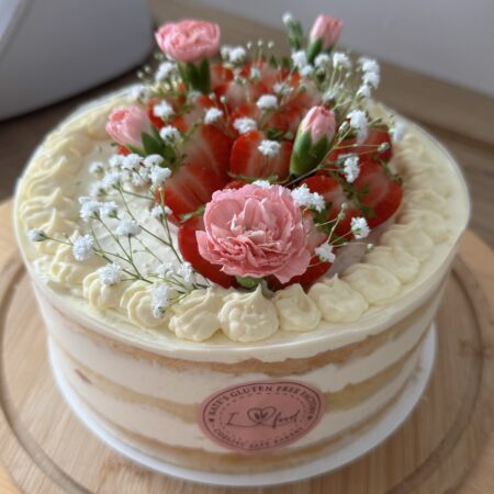 Gluten Free Strawberries Cake Click & Collect Only