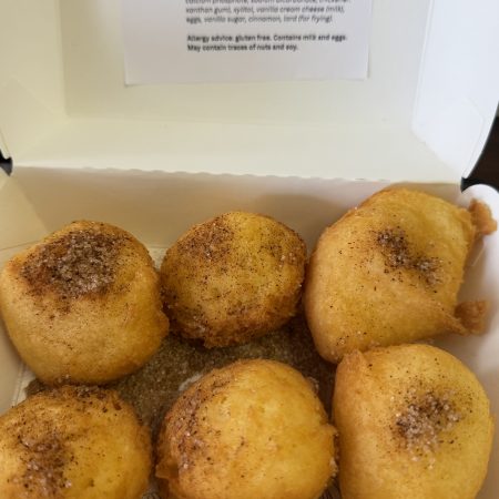 KATE’S GLUTEN FREE CINNAMON MINI DOUGHNUTS