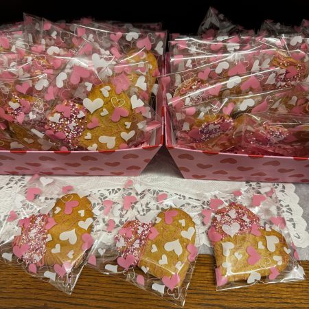 Valentine’s Gluten-Free Gingerbread Heart Cookies (Pack of 25)