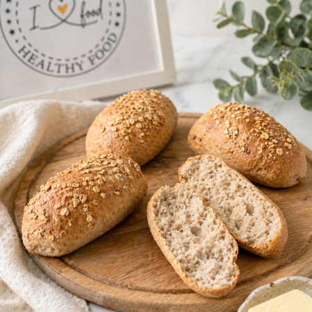 Gluten-Free White Rolls pack of 4
