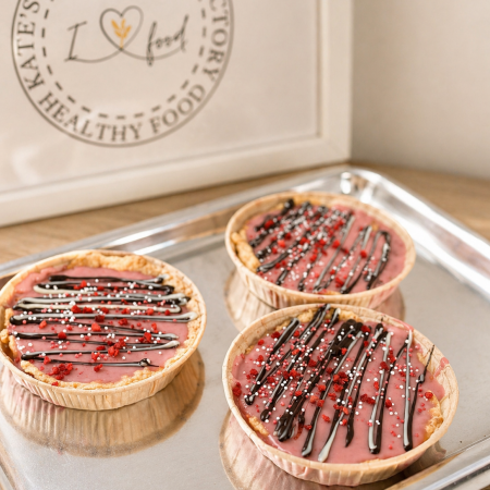 Raspberry & White Chocolate Tart