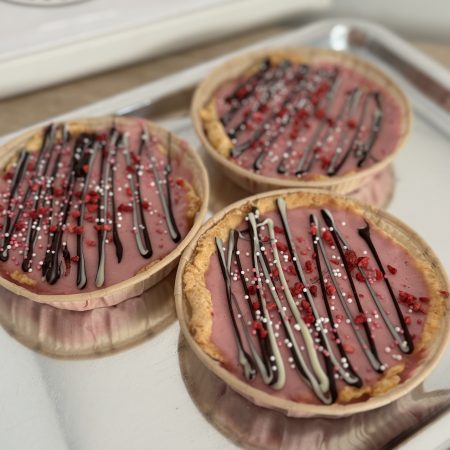 Raspberry & White Chocolate Tart