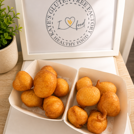Kate’s Gluten Free Cinnamon Mini Doughnuts (Dairy-Free) – Pack of 12