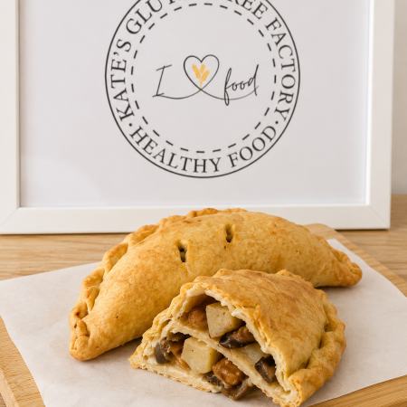 Gluten-Free Mushroom Cornish Pasties (Pack of 2)